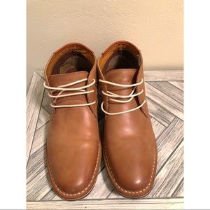 Steve Madden Hestonn 217 Tan Leather Boots